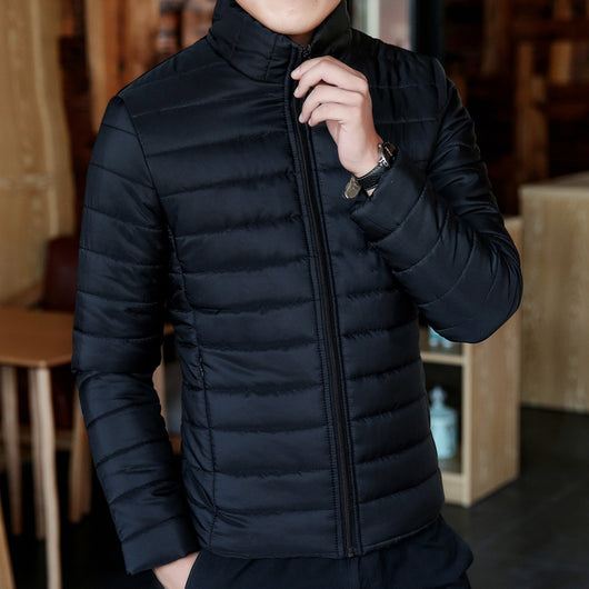 Chaqueta Acolchada Cuello Alto Slim Fit - Abrigo Cálido para Invierno - Image 3