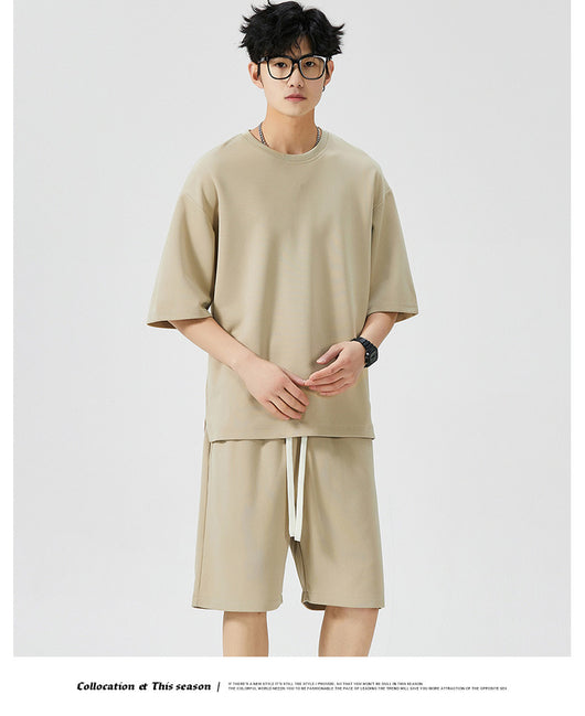 Conjunto Deportivo Hombre Verano Seda Helada Ligero Cómodo - Image 12