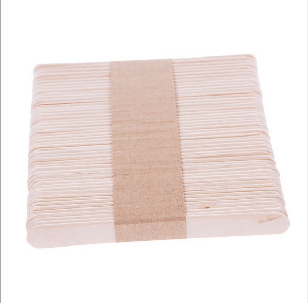 50 Paletas de Madera Natural para Helados - Palos de Artesanía DIY Reutilizables