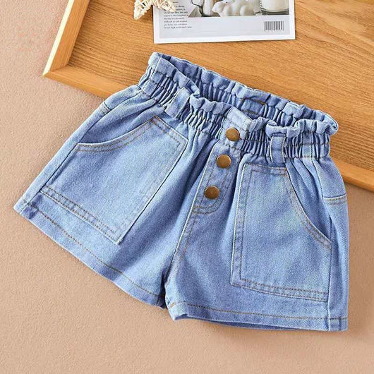 Shorts de Mezclilla para Niñas - Versátiles y Perfectos para Actividades al Aire Libre - Image 2