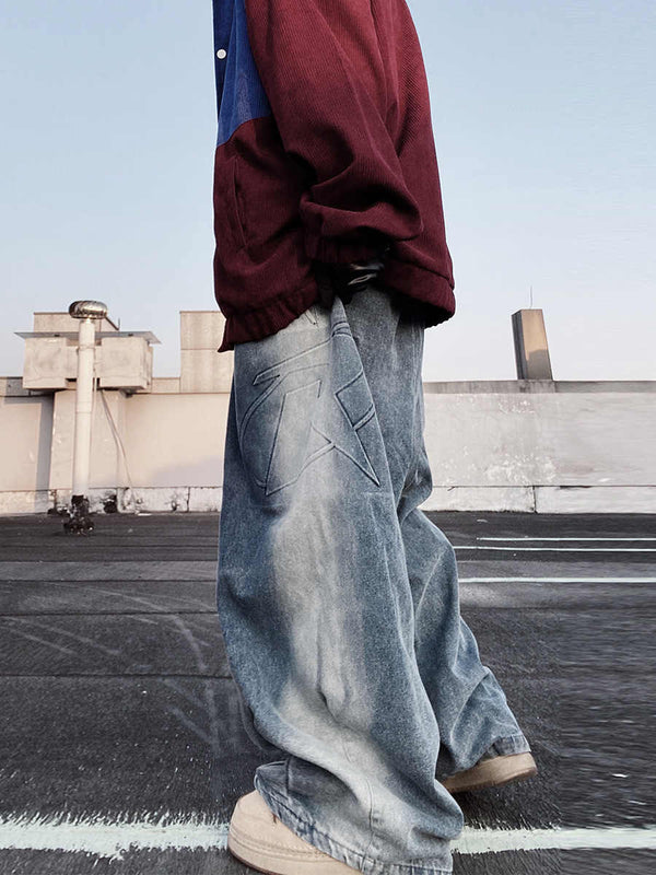Jeans Rectos Vintage de Marca Americana - Estilo Clásico Atemporal