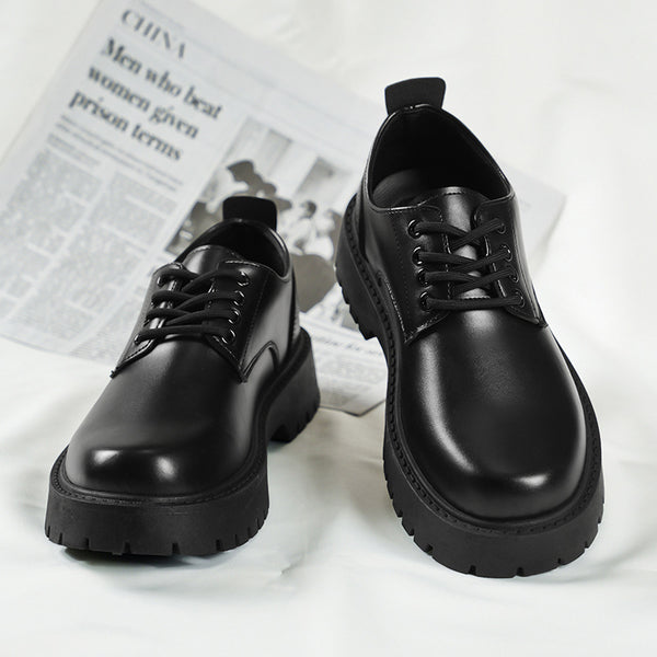 Zapatos de Cuero Negro Impermeables para Hombre Ejecutivo