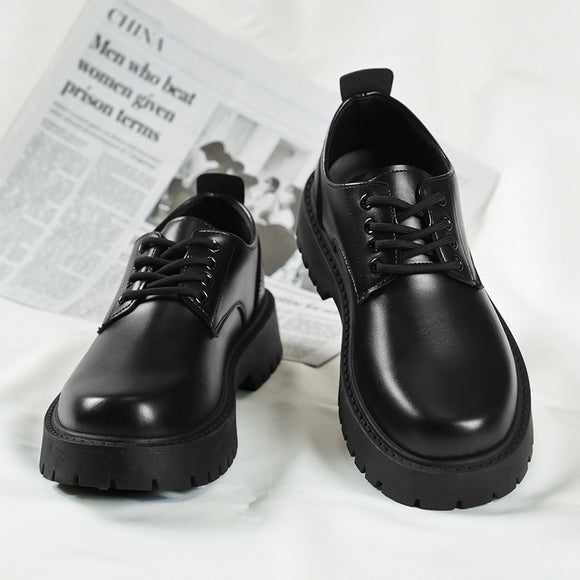 Zapatos de Cuero Negro Impermeables para Hombre Ejecutivo
