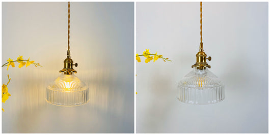 Lámpara Colgante Nórdica Retro con Cristal y Latón - Image 35