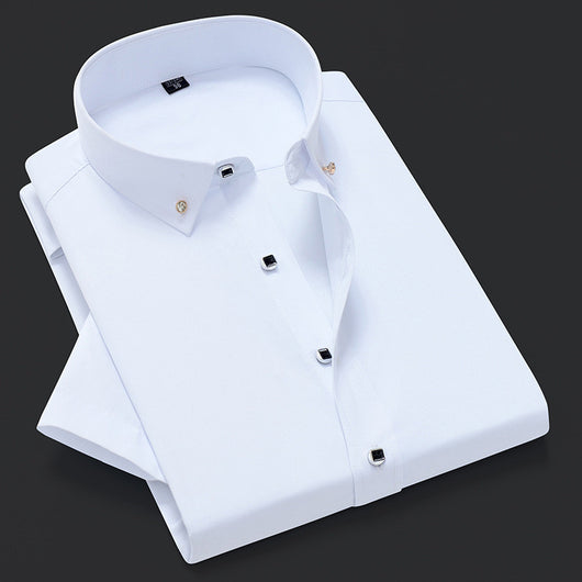 Overol Camiseta Blanca de Manga Corta para Hombre - Estilo Verano