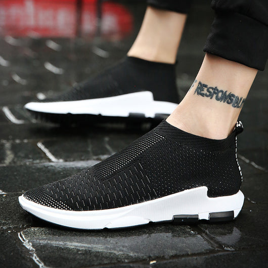 Zapatos Altos Elásticos Tipo Calcetín para Hombres Talla Grande - Image 7