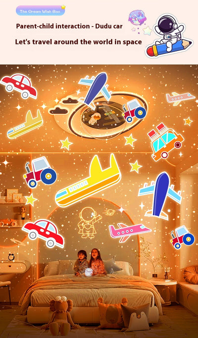 Lámpara Proyectora de Cielo Estrellado con Caja de Música y Corona - Regalo de Cumpleaños - Image 19