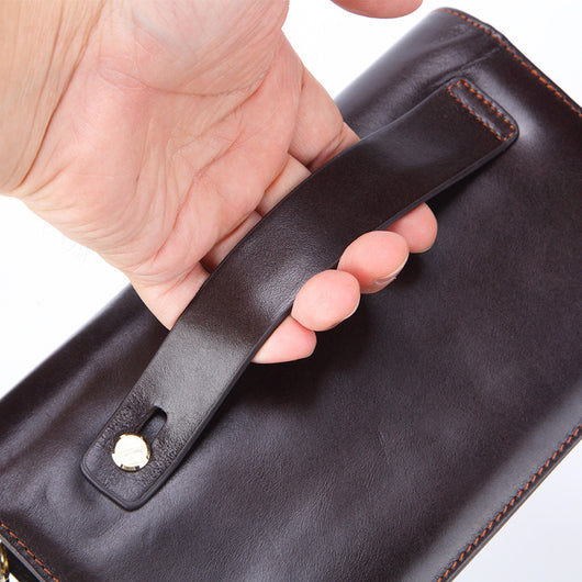 Billetera de Cuero Genuino para Hombre - Primera Capa - Image 8