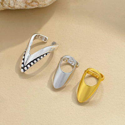 Juego de Anillos de Uñas con Temperamento Elegante para Mujer - Image 5