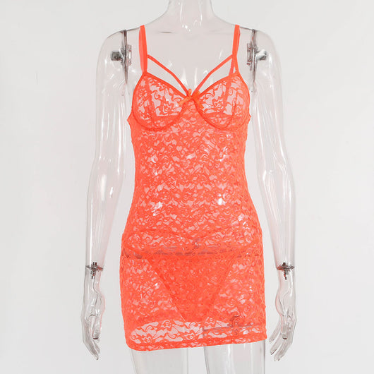Camisón Sensual de Encaje Transparente - Image 5
