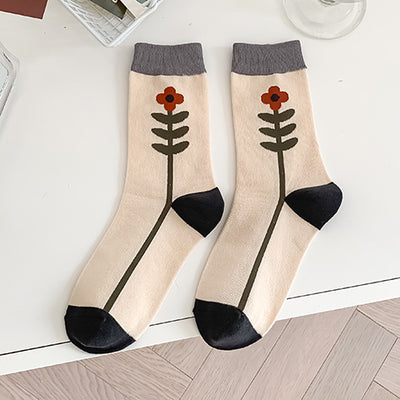 Calcetines Tubo de Algodón para Mujer - Diseño Literatura - Image 6