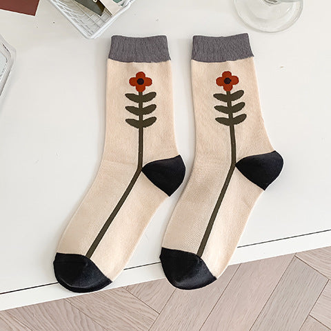 Calcetines Tubo de Algodón para Mujer - Diseño Literatura - Image 6