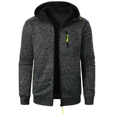 Cardigan Deportivo con Capucha Jacquard para Hombre - Image 24