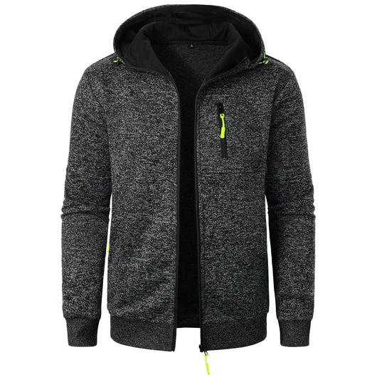 Cardigan Deportivo con Capucha Jacquard para Hombre - Image 24