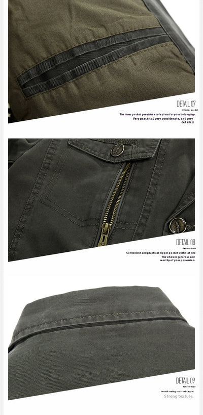 Chaqueta de Algodón Premium para Hombre - Estilo Casual Versátil - Image 11