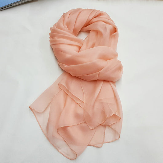 Pañuelo de Seda Elegante Liso para Mujer - Todas las Estaciones - Image 12