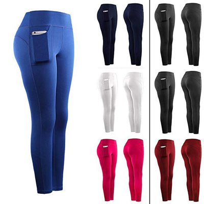 Pantalones de yoga con bolsillos laterales