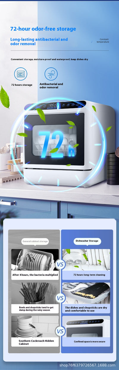 Lavavajillas Automático Inteligente con Desinfección, Secado y Tanque de Agua - Image 17