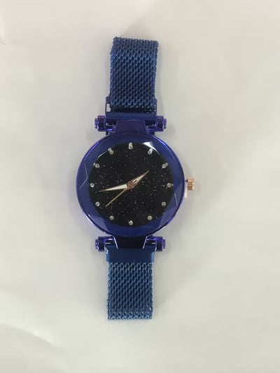 Conjunto de Reloj Pulsera Lujo para Mujer Elegante Cielo Estrellado Cierre Magnético - Image 14