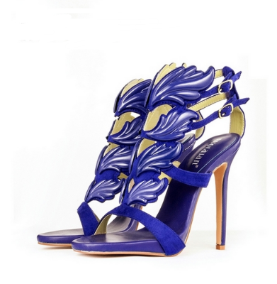 Sandalias Romanas de Verano con Alas y Strass Multicolor - Image 10