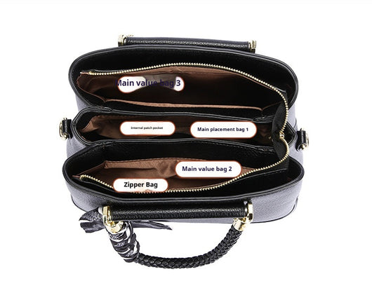 Bolso Tote Crossbody de Lujo Retro con Gran Capacidad para Mujer - Image 15
