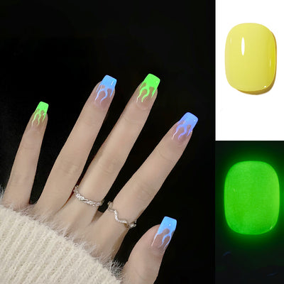 Adhesivo de Uñas con Esmalte Fluorescente de Moda - Image 22