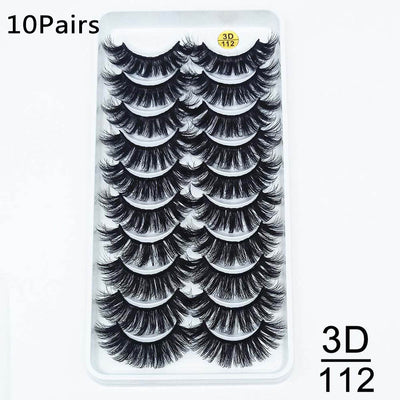 Set de 10 Pares de Pestañas Postizas Premium - Image 7