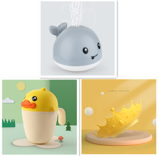 Juguete de Baño Ballena con Rociador Eléctrico por Inducción - Image 31