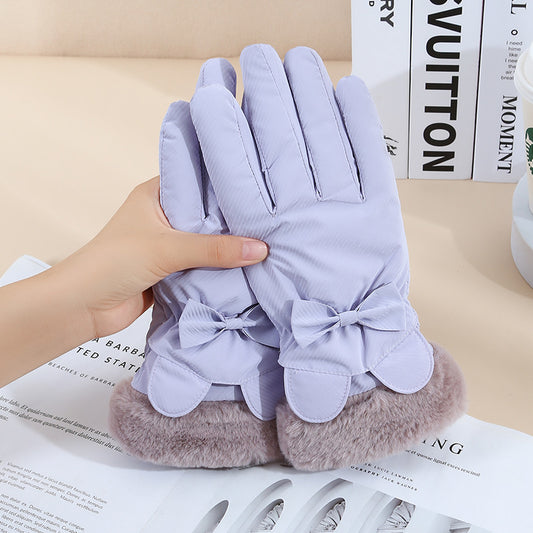 Guantes Térmicos para Mujer con Pantalla Táctil - Forro Polar Acolchado