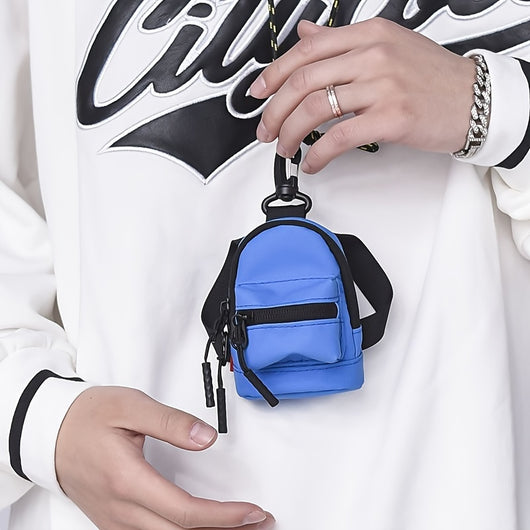 Mochila Crossbody Compacta Unisex con Correa Ajustable y Organizador de Accesorios - Image 7