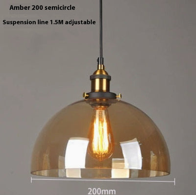 Lámpara Colgante Nórdica de Cristal Transparente para Restaurante - Image 13