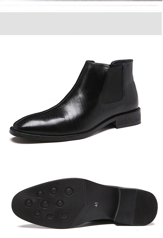 Botas Martin Puntiagudas de Cuero para Hombre - Estilo Británico Premium - Image 17
