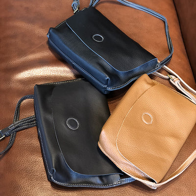 Bolsa de Hombro Casual en Cuero Genuino - Image 3