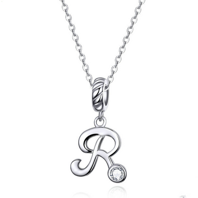 Pulsera de Plata 925 con Dijes de Letras - Joyería Coreana Personalizable - Image 2