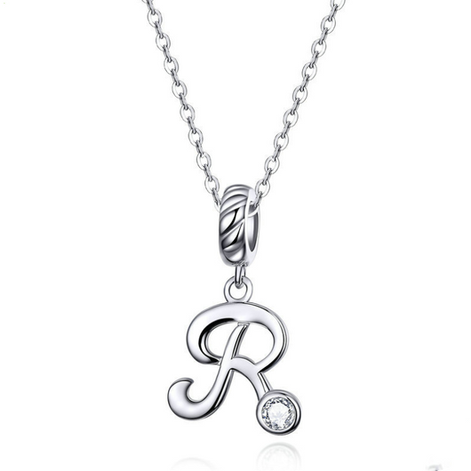 Pulsera de Plata 925 con Dijes de Letras - Joyería Coreana Personalizable - Image 2