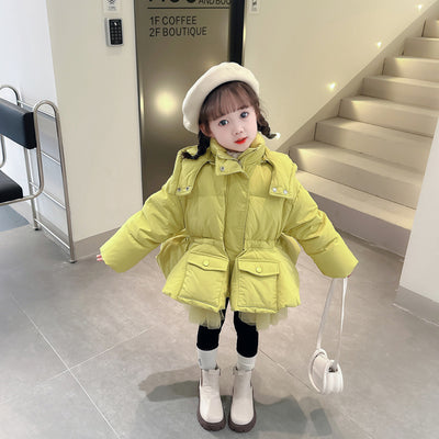 Abrigo Cálido de Plumón para Niña - Colección Invierno - Image 4