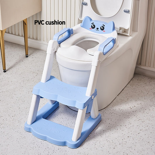 Escalera de Baño Infantil con Asiento de Inodoro y Reposapiés - Image 12