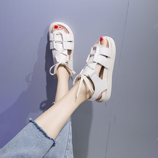 Zapatos Deportivos Planos de Verano para Mujer - Diseño Romano - Image 2