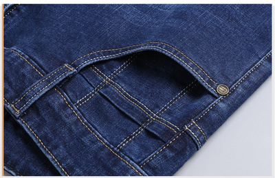 Pantalones Vaqueros Business Casual con Elastano Ajuste Recto - Image 11