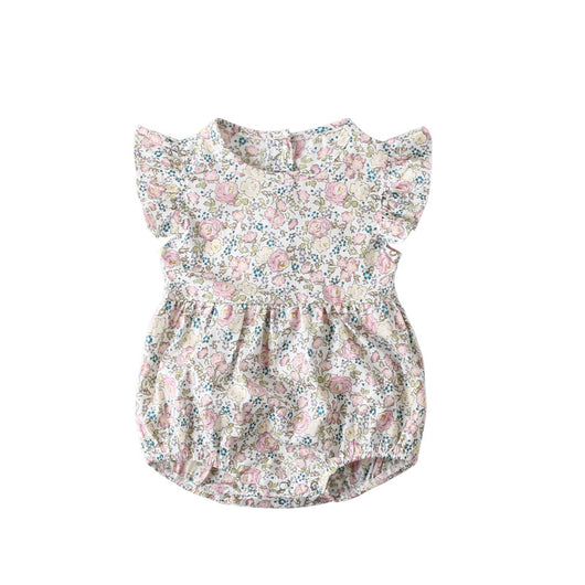 Pelele de Algodón Floral para Bebé - Diseño Pastoral Adorable - Image 4