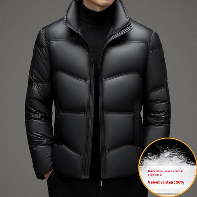 Abrigo Acolchado para Hombre Invierno - Chaqueta Térmica con Cuello Alto - Image 3