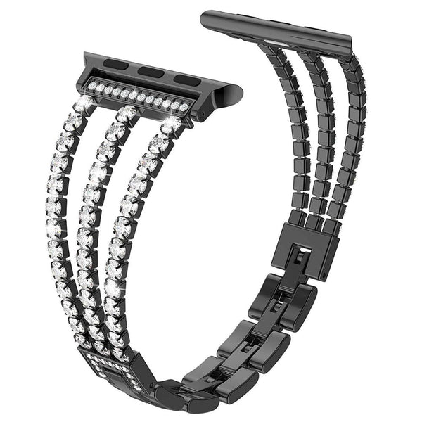 Correa de Diamantes para Apple Watch - Diseño Elegante en Colores Sólidos - Image 13
