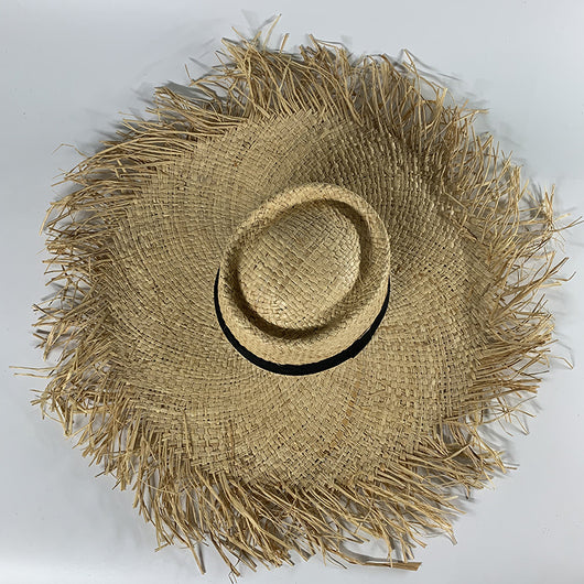 Sombrero de Paja con Ala Ancha para Mujer - Image 3