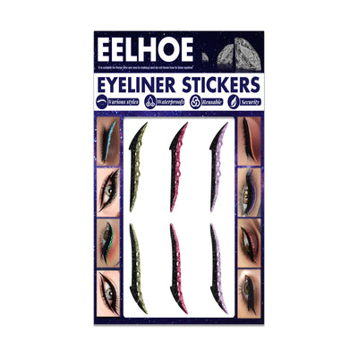Delineador Adhesivo Diamantado Impermeable - Pegatinas de Eyeliner Gato Sexy para Maquillaje - Image 6