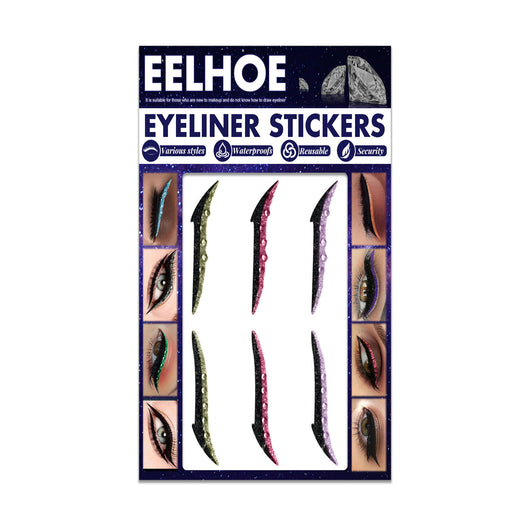 Delineador Adhesivo Diamantado Impermeable - Pegatinas de Eyeliner Gato Sexy para Maquillaje - Image 6