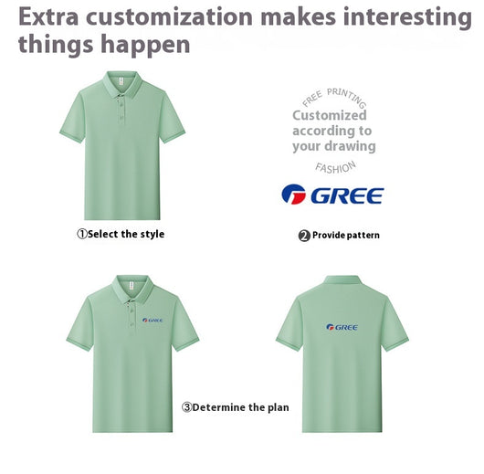 Polo de Trabajo Uniforme Grupo Ice Silk Color Sólido - Image 31