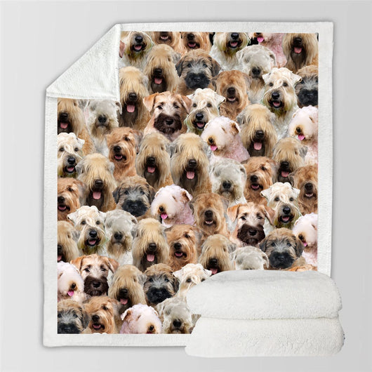 Manta Franela para Mascotas con Estampado de Perros - Image 3