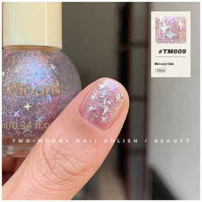 Esmalte de Uñas con Lentejuelas de Color Puro - Sin Horneado y Sin Desprendimiento - Image 3