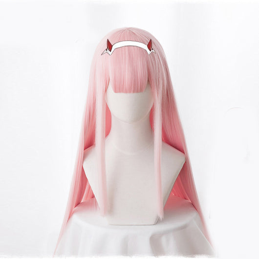 Peluca Cosplay Liso de Color Sólido para Mujer - Image 10