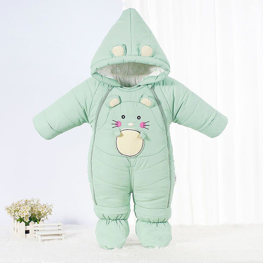Pijama Enterizo de Algodón con Plumón para Recién Nacido - Image 7